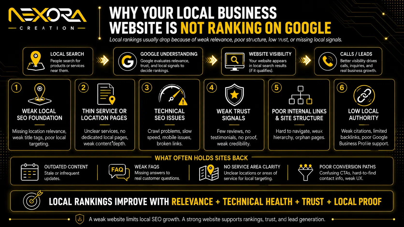 Why Your Local Business Website Is Not Ranking on Google