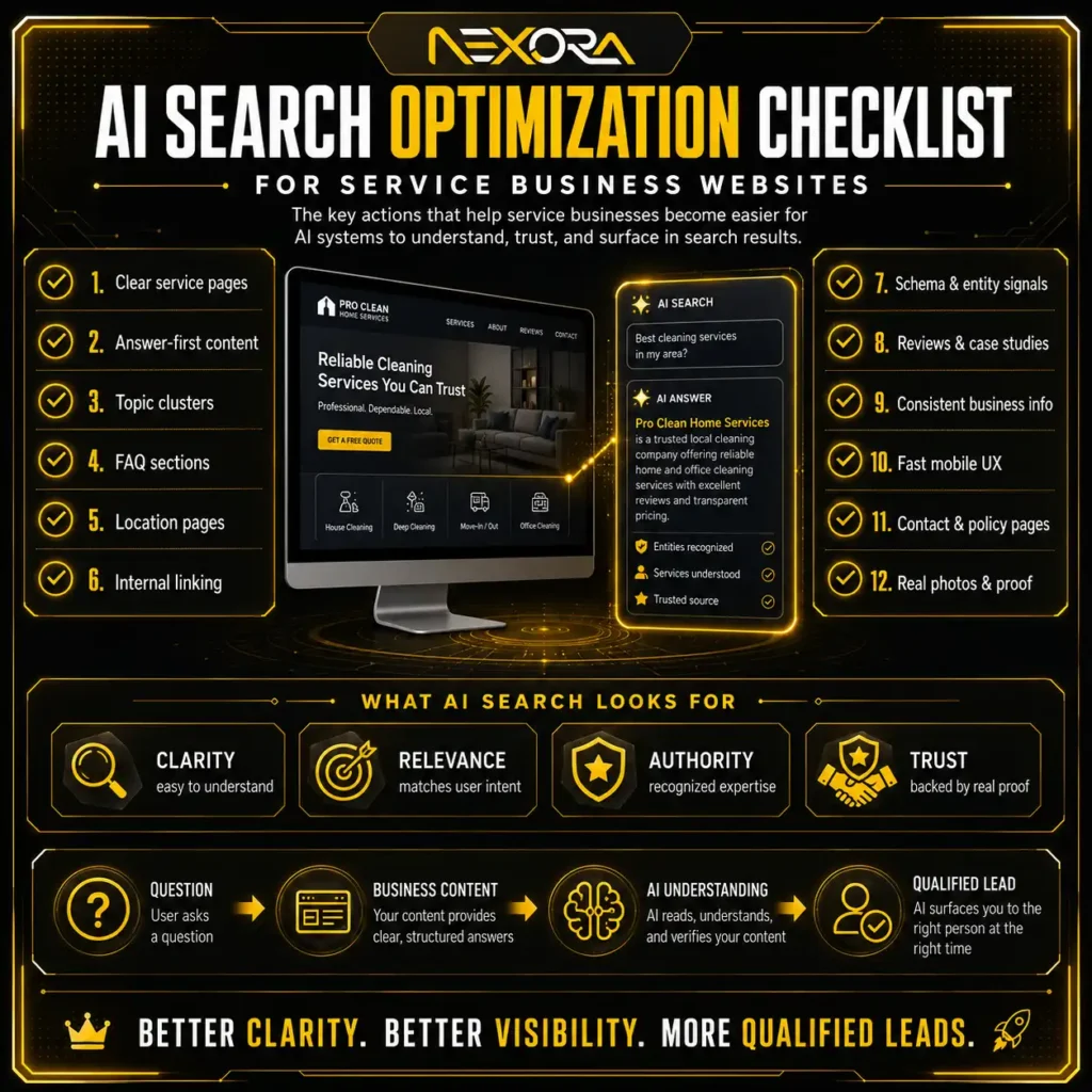 AI Search Optimization Checklist for Service Business Website (1)
