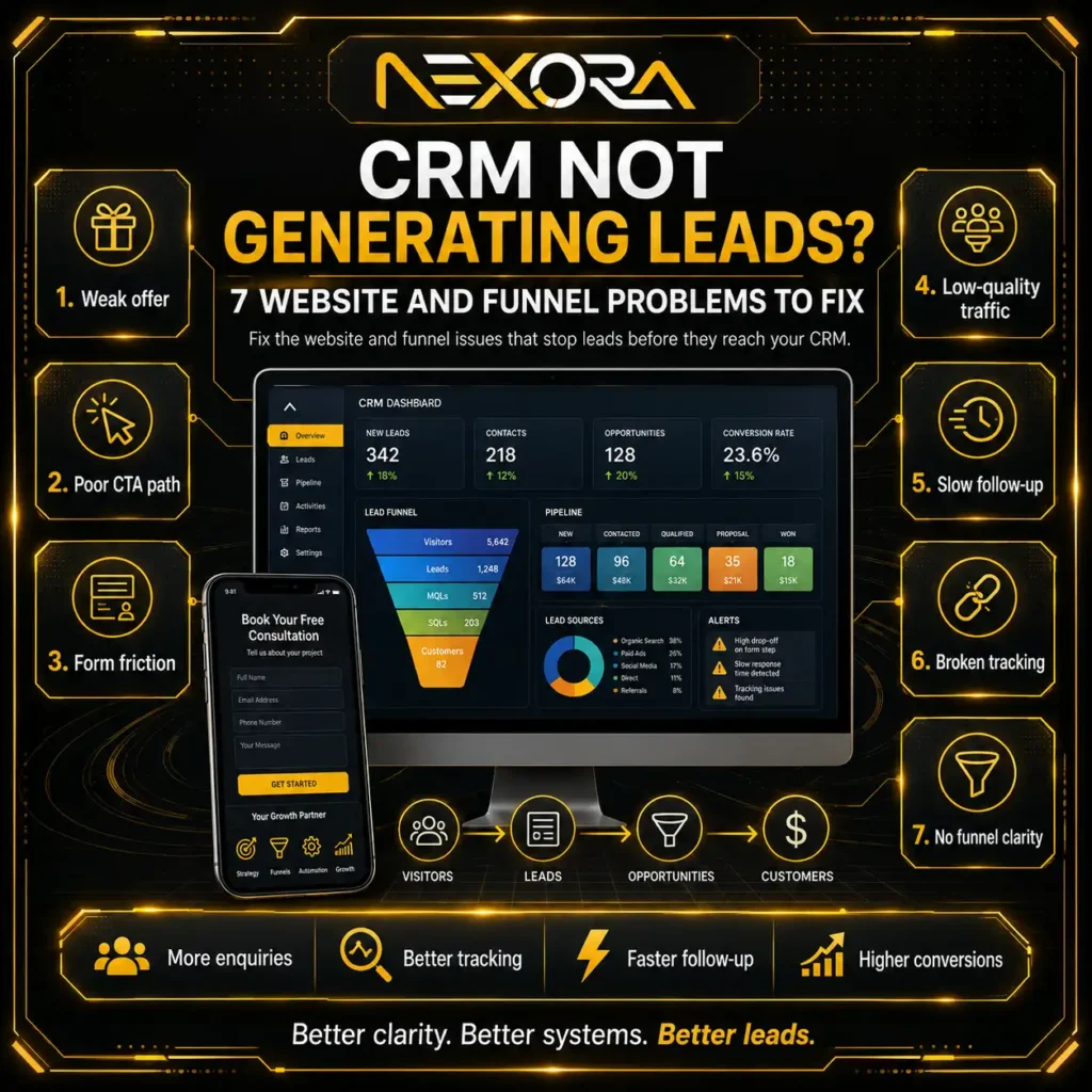 CRM Not Generating Leads 7 Website and Funnel Problems to Fix