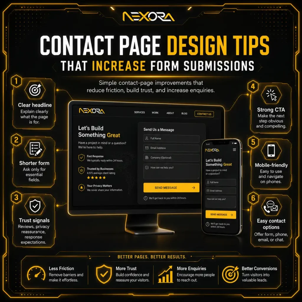 Contact Page Design Tips That Increase Form Submissions
