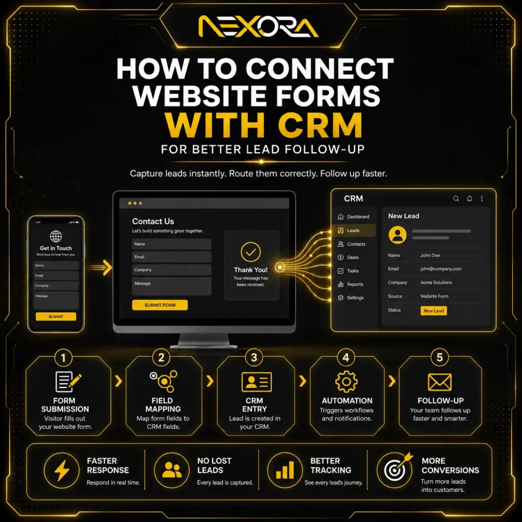 How to Connect Website Forms With CRM for Better Lead Follow-Up