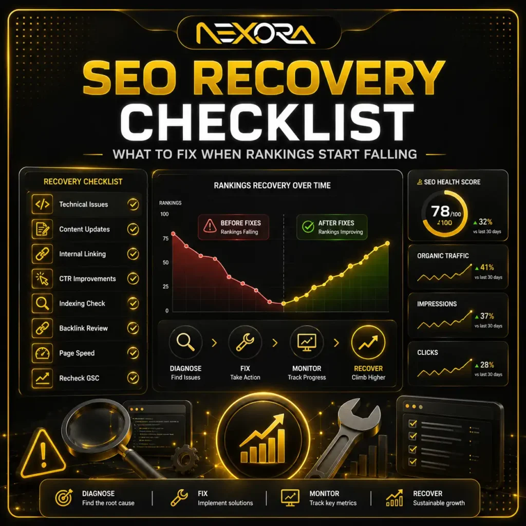 SEO Recovery ChecklistWhat to Fix When Rankings Start.png