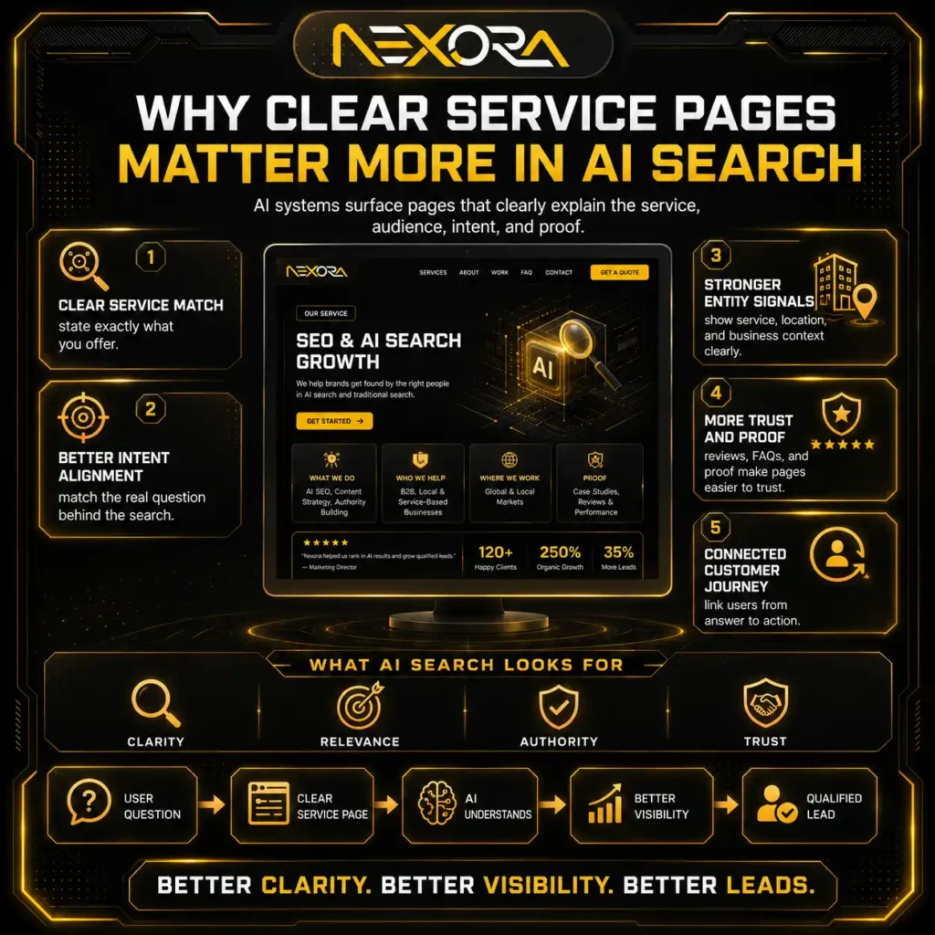 Why Clear Service Pages Matter More in AI Search